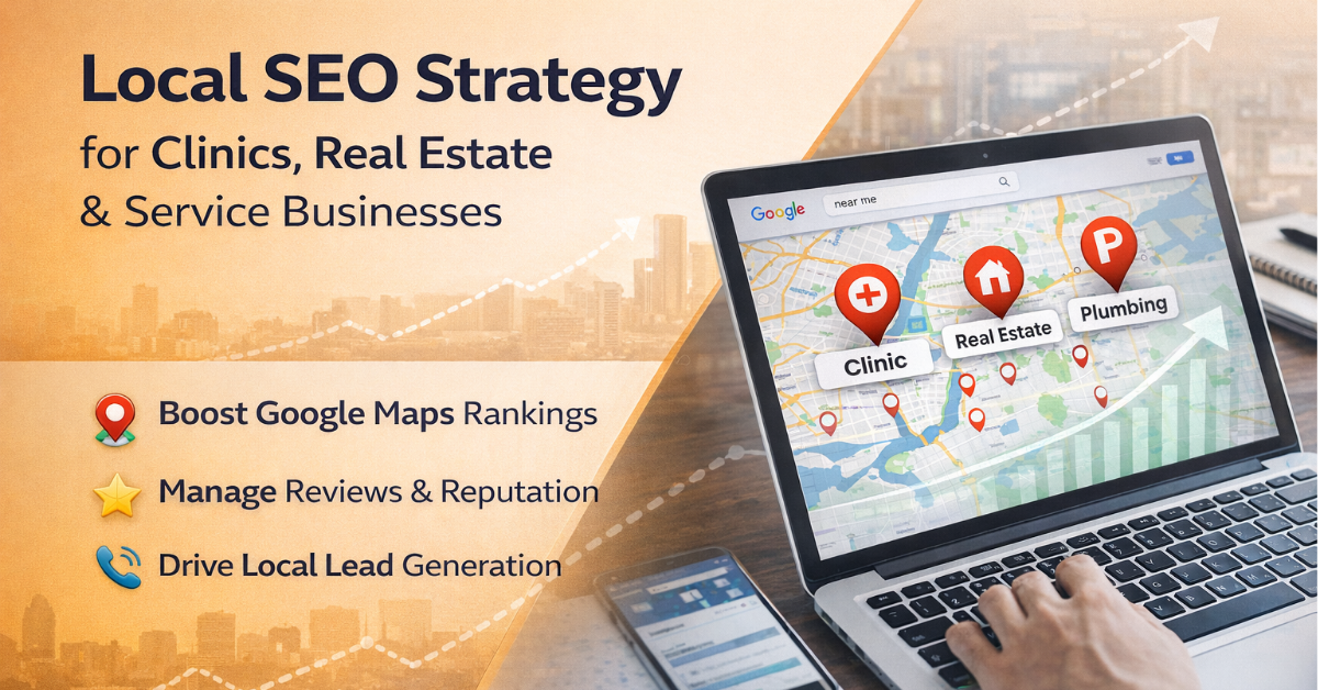 Local SEO strategy for clinics, real estate & service businesses